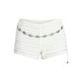 thumbnail image 5 of No Boundaries' Belted Ruffle Bloomer Shorts, 2.5" Inseam, Women's XXS-XXL, 5 of 5
