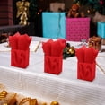 thumbnail image 6 of 12 Pcs Small Gift Bags Mini Paper Bags Bulk Tiny with Handle Tissue for Jewelry Wrap Halloween Thanksgiving Christmas Birthday Party Favor Supply(4 * 2.8 * 4.5inch,Red), 6 of 6