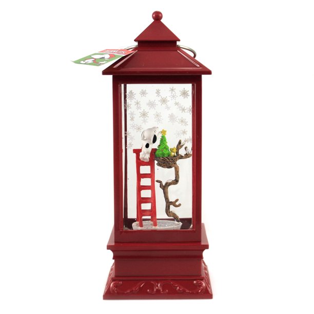 Christmas LED Snoopy Ladder Swirl Lantern Plastic Woodstock 133787 ...