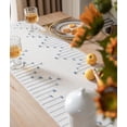thumbnail image 4 of Boho Table Runner 13 x 90 Inch Long Natural Cotton Woven Runner with Tassels for Home Dining Table décor, for Modern Farmhouse Decor Coffee Table Runner, Taupe and Beige, 4 of 7