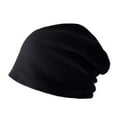 thumbnail image 4 of Dyfzdhu Women Winter Woolen Hat Loose Oversized Knitted Warm Suitable for Cold Weather One Size Black, 4 of 4
