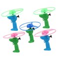 thumbnail image 1 of OULII 5Pcs Sky Aerial Disc and Launcher Assorted Colors Premium Plastic for Family Games, 1 of 8