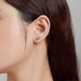 thumbnail image 4 of 925 Sterling Silver Stud Earrings for Girls Ear Studs Hypoallergenic Earring for Women Fashionable jewelry, 4 of 4