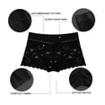 thumbnail image 3 of FINETOO Lace Underwear For Women Boy Shorts Cheeky Breathable Panties Invisible Embroidery Floral Briefs S-XL 6 Pack, 3 of 5