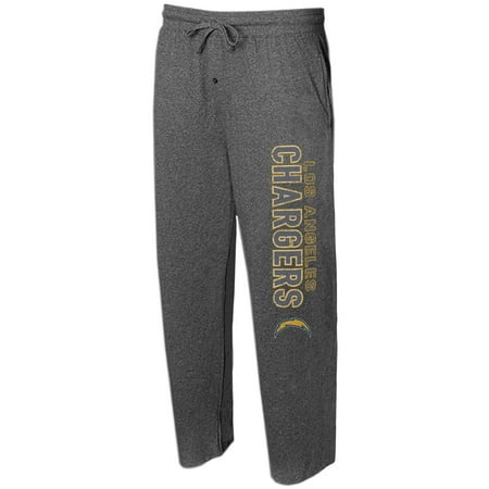 Charger Charcoal - Los Angeles Chargers Concepts Sport Quest Knit Lounge Pants - Charcoal