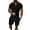 Black, variant on Vedolay Mens' Short Sets Mens 2 Piece Sets Short Sleeve Tee & Shorts Set Jogging Tracksuits Sweat Outfit,Orange S