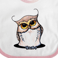 thumbnail image 4 of Inktastic KiniArt Owl Boys or Girls Baby Bib, 4 of 4