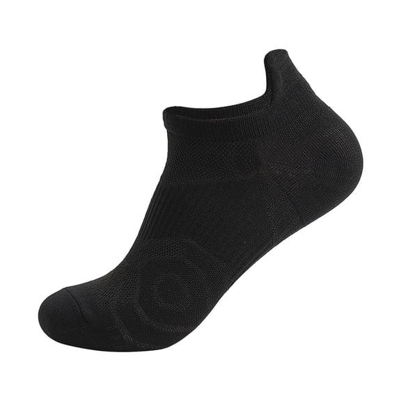 Bmisegm Outdoor Sports Socks for Men and Women Fitness Running Socks Thin Socks Shallow Cut Summer Breathable Socks Quick Drying Boat Socks Black One Size