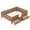 Natural, variant on Bellemave Full Size Montessori Low Floor Bed with Staircase and Guardrails, Bed with Bookshelves and 2 Drawers, No Box Spring Needed, Light Natural