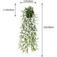 thumbnail image 5 of XmhyTop Plantas colgantes falsas, paquete de 2 plantas colgantes artificiales de eucalipto, vegetación falsa en maceta, mandala, vid, hiedra, hojas de vid,H, 5 of 5