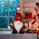 thumbnail image 5 of Adornos navideños, regalos navideños, gorro de peluche de punto, figura de Rudolph sin rostro, pequeño regalo, decoración navideña, muñeco gnomo., 5 of 6