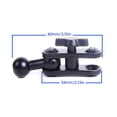 thumbnail image 5 of BQBQERT 17mm Ball Extender Rod Mount for Navigation Cellphone Action Camera on Motocycle Vehicle,Aluminum, 5 of 13