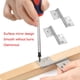 thumbnail image 5 of 4 Piezas Bisagras Plegables de Acero Inoxidable Bisagras para Muebles Bisagra de Acero Inoxidable Bisagra de Elevación de Acero Inoxidable Fuerte y Robusta para Herrajes para Muebles Armario Protector Puerta Cajón Plata oso de fresa Electrónica, 5 of 5