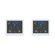 thumbnail image 4 of Eigraketly Estación meteorológica digital de 5 pulgadas Termómetro de ventana Hidrómetro electrónico Pantalla a color Reloj Baño Cocina Blanco 2piezas, 4 of 4