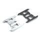 thumbnail image 3 of Paquete de 2 pedales con terales para accesorios de carrocería rugas 1/10 RC Negro / Pta Sunnimix Pedales laterales de coche RC, 3 of 4