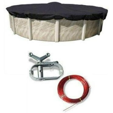 In The Swim 24 Foot Round Pool Value Winter Cover for Above Ground Pools