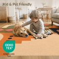 thumbnail image 4 of ODIKA 2'x3' Washable Samll Area Rug Non-Slip, Low Pile Earthy Tones Geometric Abstract Art Design Contemporary Shapes with Artistic Flair for Entryway, Kitchen, Laundry Room, 4 of 7