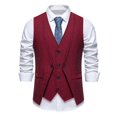 thumbnail image 6 of uikmnh Vests for Men Double Layer formal Style Vest for Men Modern Fashion Outerwear for Business Casual and Event Attire Size:M, 6 of 9