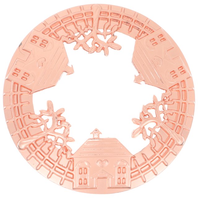 Built-in Aromatherapy Windproof Heat-gathering Lid Zinc Alloy Protective Lid for Home