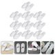 thumbnail image 3 of 10 Pairs Slippers Indoor Disposable Spa Slippers Travel Slipper Disposable House Slippers Single- Use Slipper One- Time Slipper, 3 of 3
