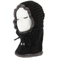 thumbnail image 2 of Glisme Winter Hat Lined Womens Wool Hat Scarf And Set Warm Earmuffs And Scarf Set Versatile Accessories Black, 2 of 5