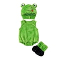 thumbnail image 4 of LIIPEE Boys Girls Cute Frog Costume Baby Halloween Party Dress Up Clothes 3 Piece Set 0-12 Months, 4 of 9