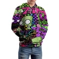 thumbnail image 6 of Invader Zim Mens Womens Novelty Hoodie 3D Print Pullover Hooded Long Sleeve Sweatshirts Tops Blouse with Pocket, 6 of 8