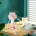 thumbnail image 6 of Mini Fan USB Misting Fan, Portable Desk Fan with Water Spray, 3-Speed Rechargeable Cooling Fan, Adjustable Angle Humidifier Fan for Office Outdoor Travel, 6 of 6