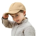 thumbnail image 2 of YHAJDS Short Brim Baseball Cap Solid Color Sun Protection Summer Outdoor Hat Kids, 2 of 5