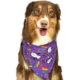 thumbnail image 6 of Naloa Rainbow Lgbt Penguin Dog Bandanas 1PC Washable Triangle Dog Scarfs Premium Durable Fabric, for Small Medium Large Dogs and Cats, 6 of 6