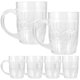 thumbnail image 3 of KAKOWELY jarras de cerveza portátiles transparentes para fiestas, tazas pequeñas, vasos de degustación, vasos de whisky y zumo para fiestas., 3 of 5