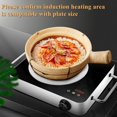 thumbnail image 2 of Heat Conduction Plate for Gas Stove,Heat Diffuser Stainless Steel Induction Adapter Plate Removable Handle, Coffee Milk Cookware Induction Hob Converter Disk 24cm, 2 of 7