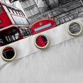 thumbnail image 4 of Manfei Grunge Uk Flag Blackout Curtains,Classic Phone Booth Curtains Pack of 2 (42x84 Each), 4 of 7