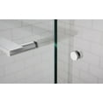 thumbnail image 3 of Kohler 707100-D3-SHP 70 x 47.62 in. Revel Sliding Shower Door with 0.25 in. Thick Frosted Glass - Bright Polished Silver, 3 of 7