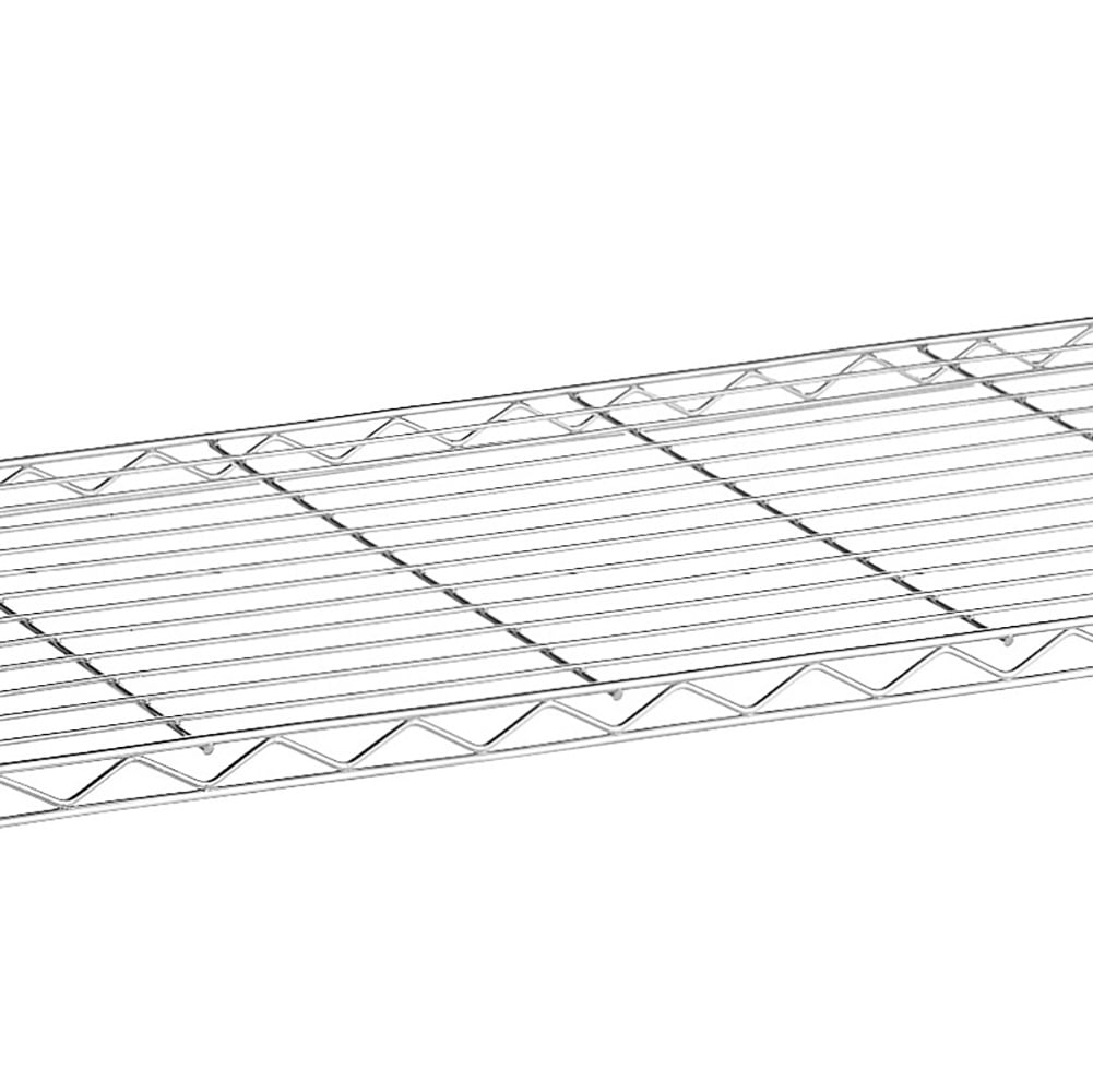 Whitmor Supreme 5-Tier Cart - Rolling Utility Organizer - Chrome - 14.25" x 30.125" x 60.375"