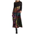 thumbnail image 1 of RKSTN Robes d'Automne pour Femmes 2023 Décontractées Ajustées à Manches Longues à Col en V Bohème Imprimées Robe Maxi Légère à Empiècements Robes Fluides, 1 of 6