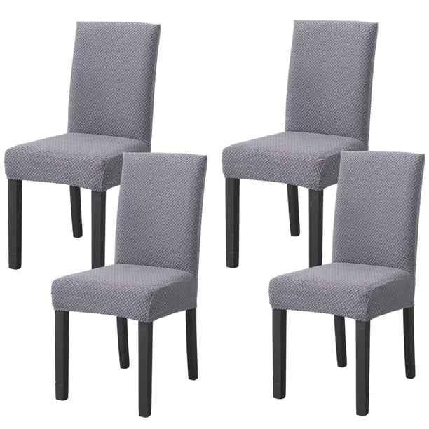 Fundas elásticas para sillas de comedor, juego de fundas para sillas de comedor de jacquard, lavables, protector de muebles para sillas Parson para restaurante
