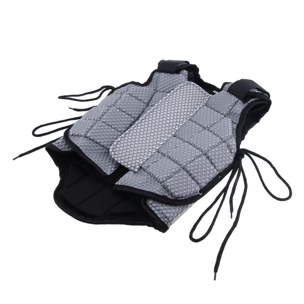 Children Body Protector Gear with Contoured Design Training Vest Protective Body Protector Gear Various size Black Waistcoat for Adult Kids Children Horse Riding Body Vest 