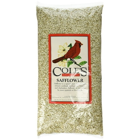 Cole's SA05 Safflower Birdseed, 5-Pound, Attract cardinals, nuthatches, titmice and chickadees By Cole's Wild Bird (Best Bird Seed To Attract Cardinals)