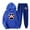 Blue, variant on Busydd 2 Piece Sets for Women Long Sleeve Paw Print Hoodie Drawstring Jogger Pants with Pockets Sweatsuits Casual Loose Travel Vacation Outfits for Women