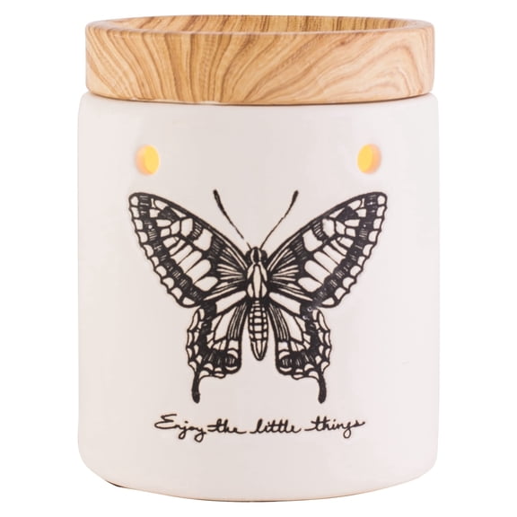 Scentsationals Wax Melt Warmer, Wax Warmer for Scented Wax Melts - Autumn Collection Pumpkin Cider - Candle Wax Melter for Fragrance Cubes and Tarts