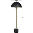 thumbnail image 3 of DecMode 28" Umbrella Style Black Desk Lamp with Black Metal Shade, 3 of 13