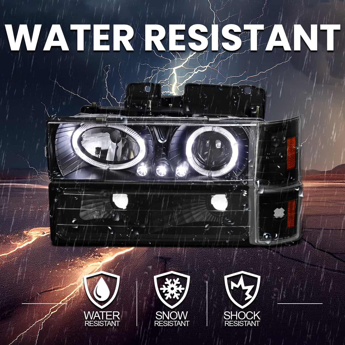 Amazon.com: Evan Fischer Driver and Passenger Side Headlight