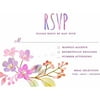 Watercolor Feather Standard RSVP