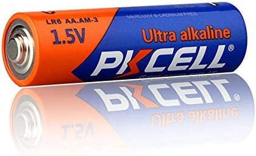 Pkcell LR6-S60 1.5V Ultra Digital Alkaline AA Battery, Box of 60