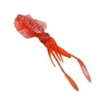 thumbnail image 2 of Señuelo de pesca con faldas de calamar, 15 cm de longitud, pulpo de simulación vívida, señuelo suave Rojo, 2 of 9