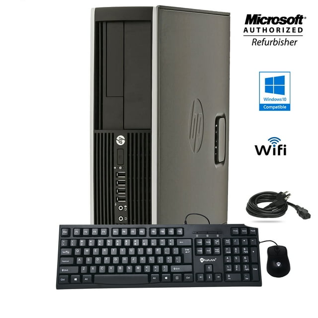 HP Compaq Pro 6300 SFF High performance Desktop Intel Pentium 8GB RAM New 120GB SSD Windows 10 Home WiFi A Grade