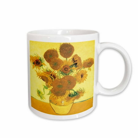 

3dRose Sunflowers by Vincent Van Gogh Ceramic Mug 15-ounce