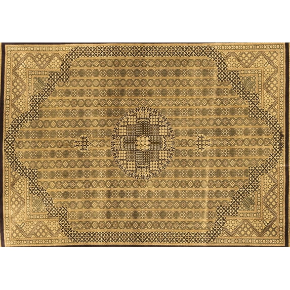 Ahgly Company Indoor Rectangle Persian Brown Traditional Area Rugs, 2' x 5'