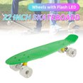 thumbnail image 3 of Mini Cruiser Poisson Planche à Roulettes à DEL à Haute Résilience pour Ados, 3 of 8